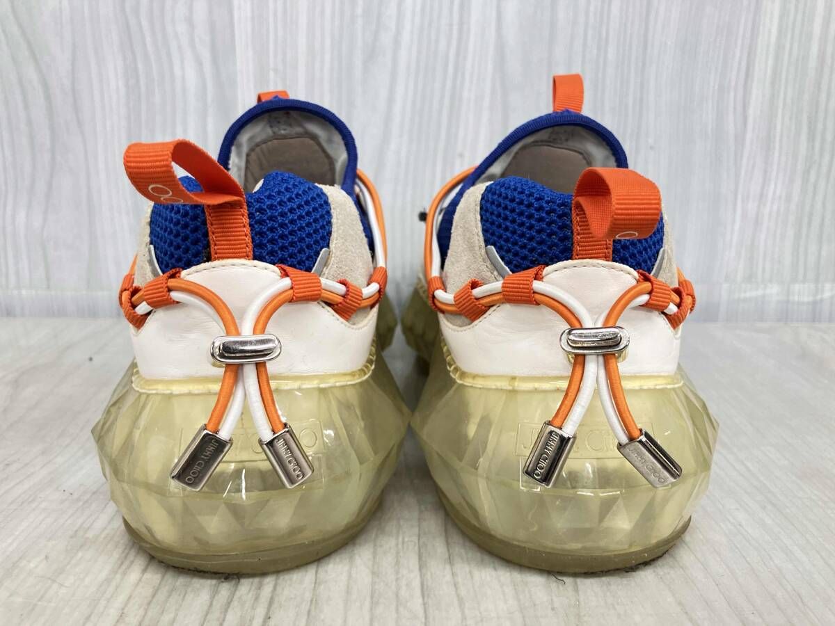 JIMMY CHOO ジミーチュウ ローカットスニーカー ダイヤモンド メッシュ