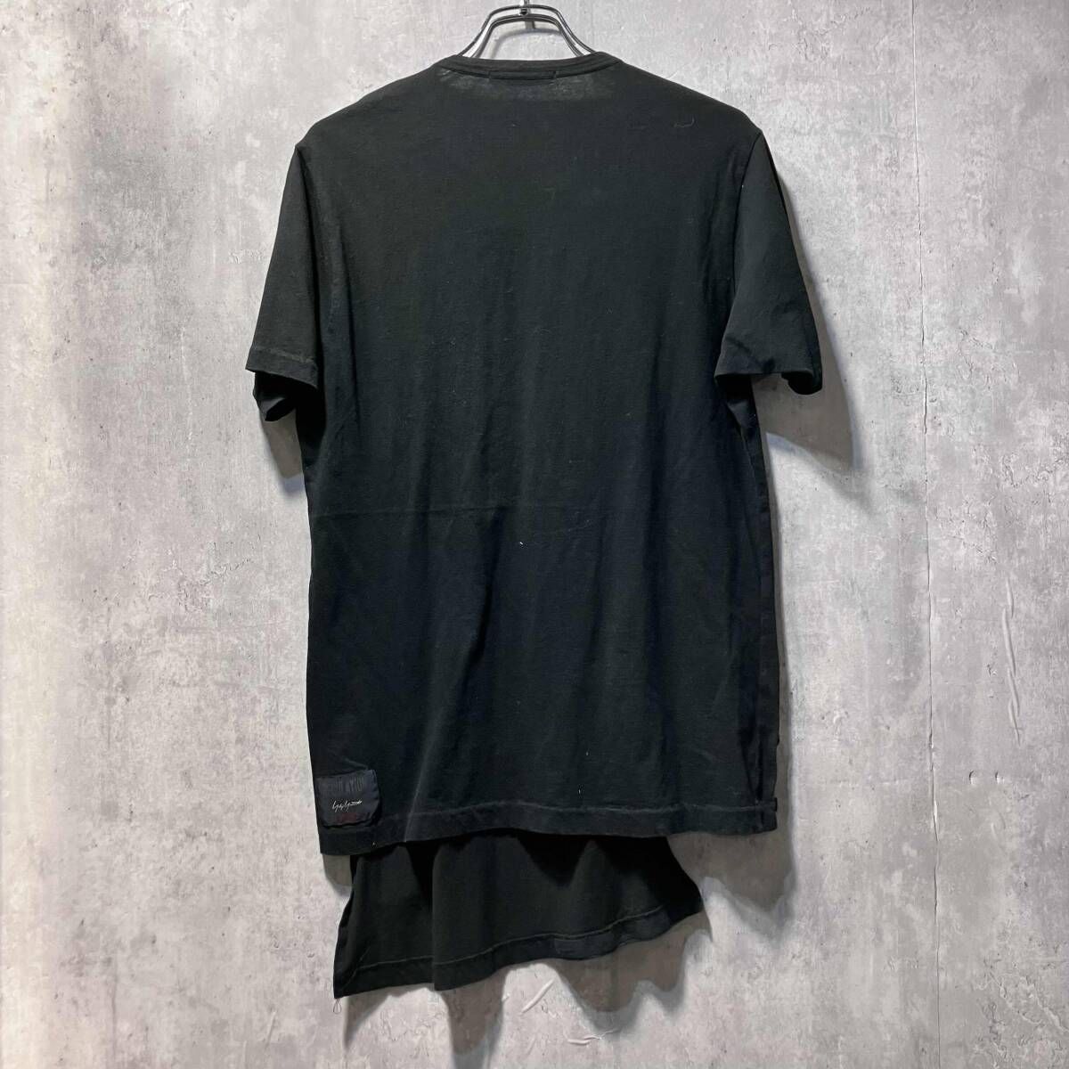 18ss Yohji Yamamoto POUR HOMME REGULATION Patchwork Asymmetric Cut