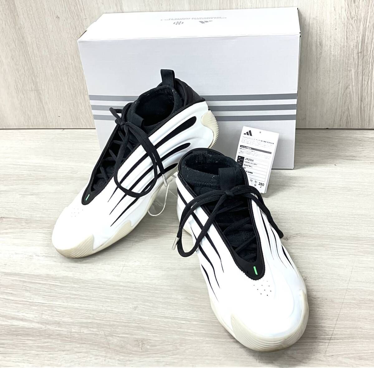 adidas/アディダス/スニーカー/HARDEN VOLUME 9/JR2504/ホワイト×/28cm 