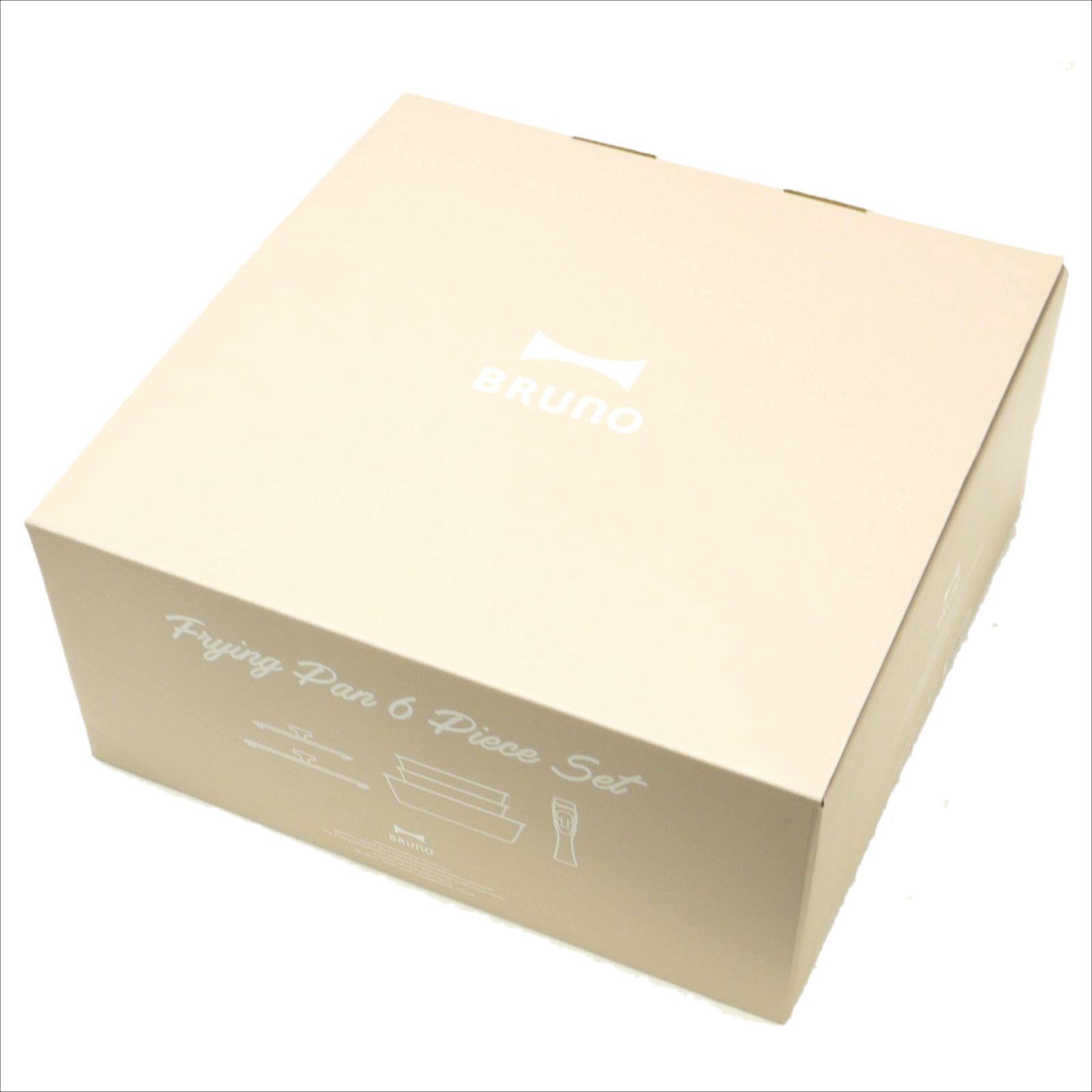 新品未使用品】BRUNO/ブルーノ フライパン6点セット ピンクベージュ