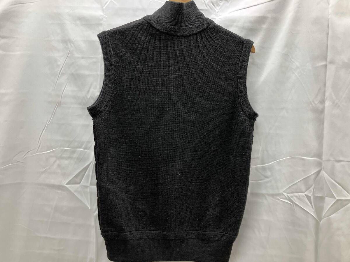 MONCLEAR ダウンベスト maglione tricot gilet 表記サイズS グレー