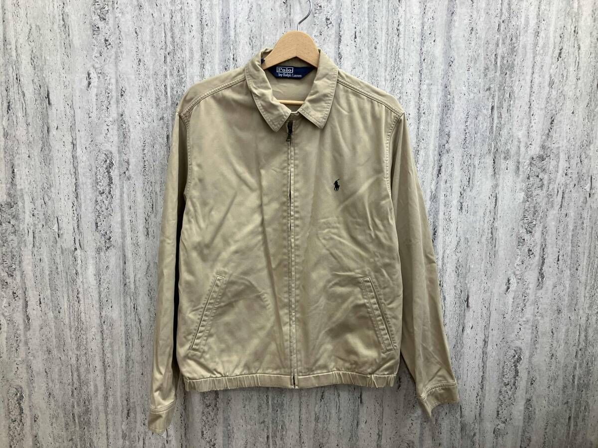 POLO RALPH LAUREN ラルフローレン ジップ ブルゾン ベージュ Sサイズ