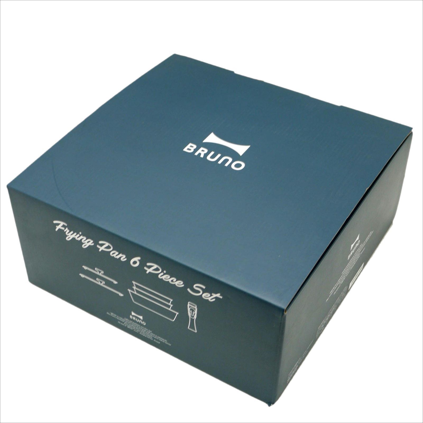 新品未使用品】BRUNO/ブルーノ フライパン6点セット ネイビー BHK304-R