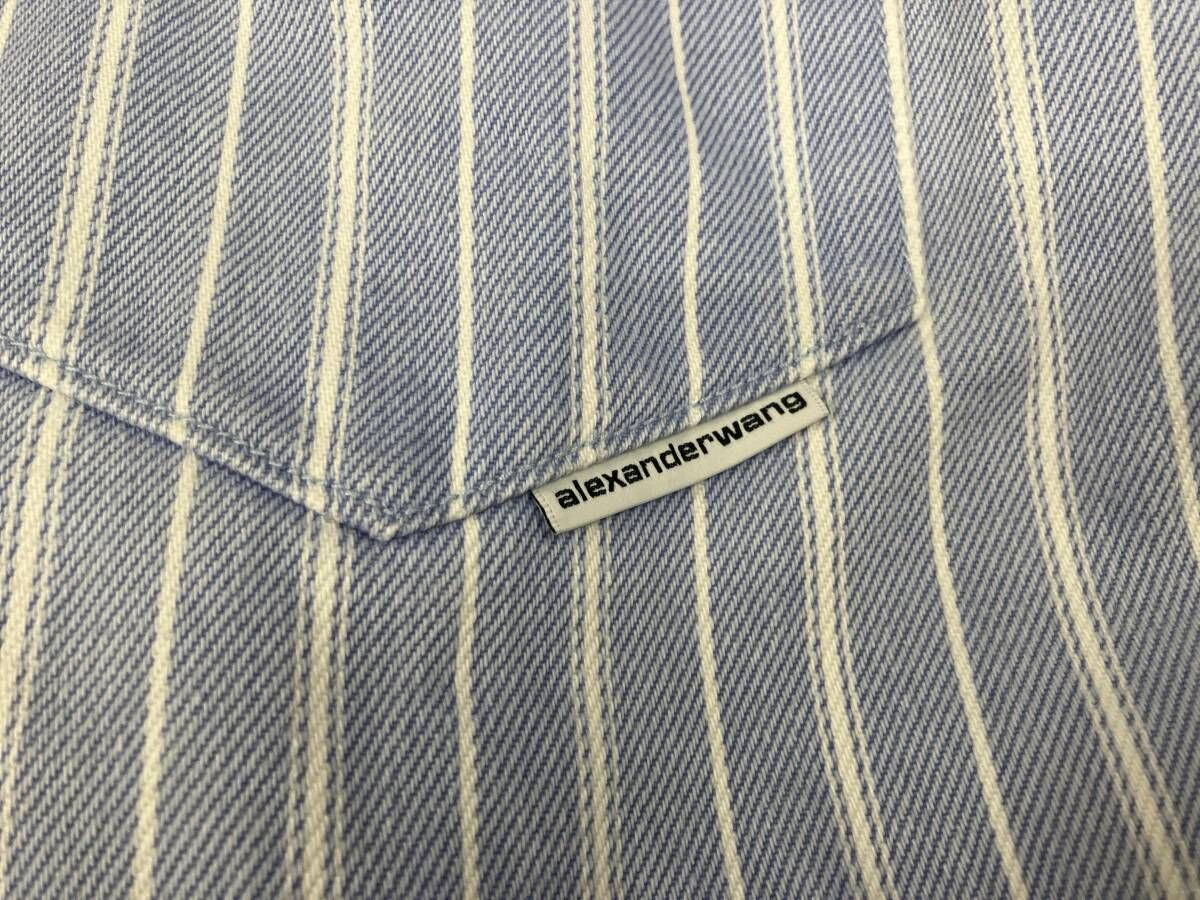 alexader wang アレキサンダー ワン シャツジャケット ストライプ