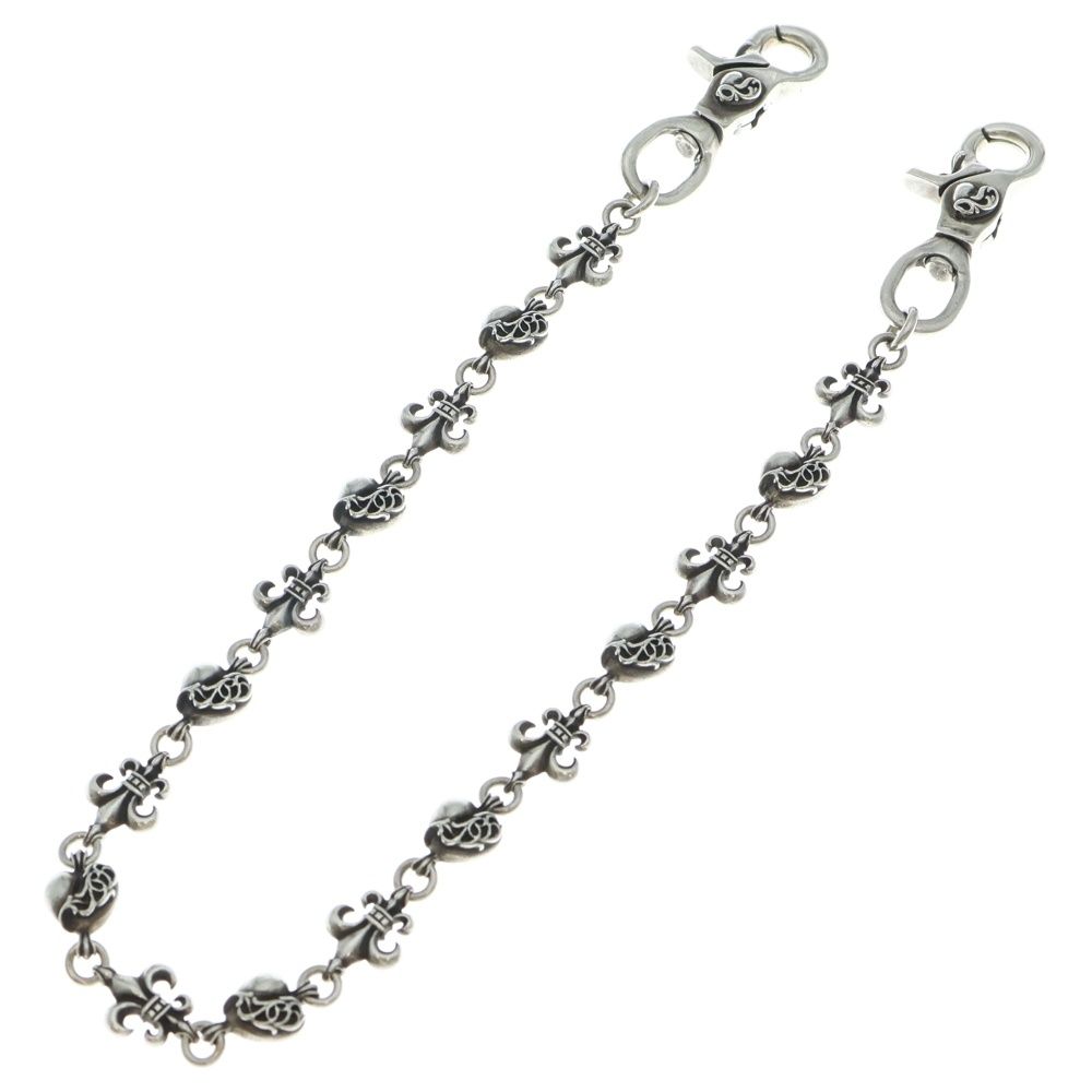 クロムハーツ BSフレア ウォレットチェーン ロング 2クリップ CHROME HEARTS (クロムハーツ) HRTBSF LONG-S/2クリップ ロング BS