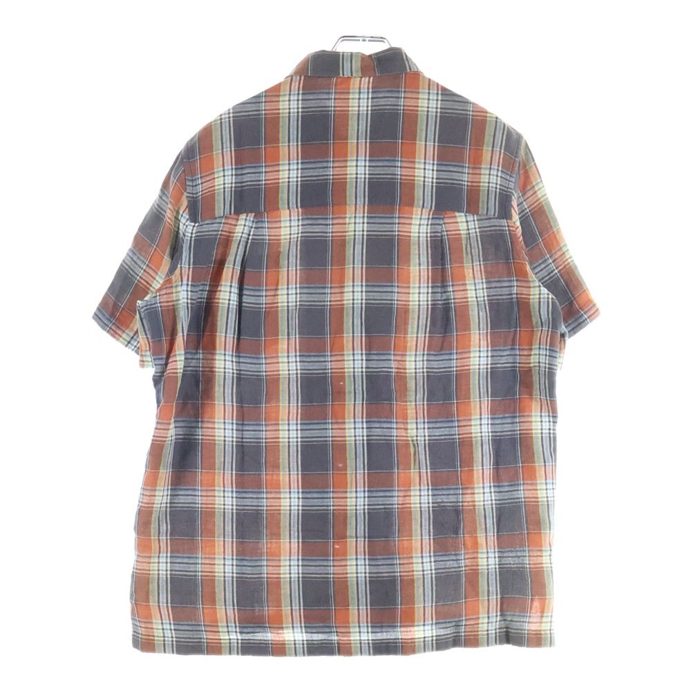 Saint Laurent SS16 チェック　半袖シャツ SAINT LAURENT PARIS (サンローランパリ) 16SS チェック柄 ショート