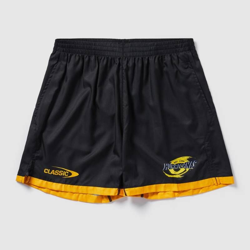 【送料無料・匿名配送】ラグビー ハリケーンズ 2026 選手仕様 ジムショーツ ブラック 黒 新品 ポケット付