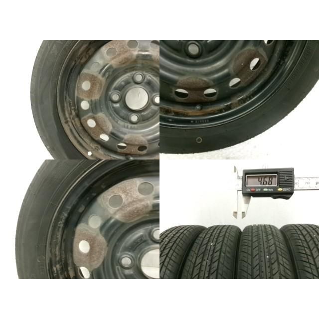 24年 ムーヴコンテ DBA-L575S 純正スチールホイール4本 14インチ 4.5J