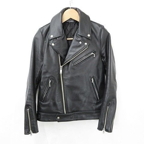 スカルワークス Skull Works ライダース レザージャケット ダブル 裏