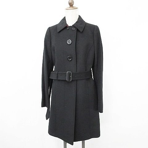 PaulSmith black ウールコート 23年モデル カシミヤ混 40 ポールスミス ブラック ウールコートカシミヤ混Paul smith black Paul