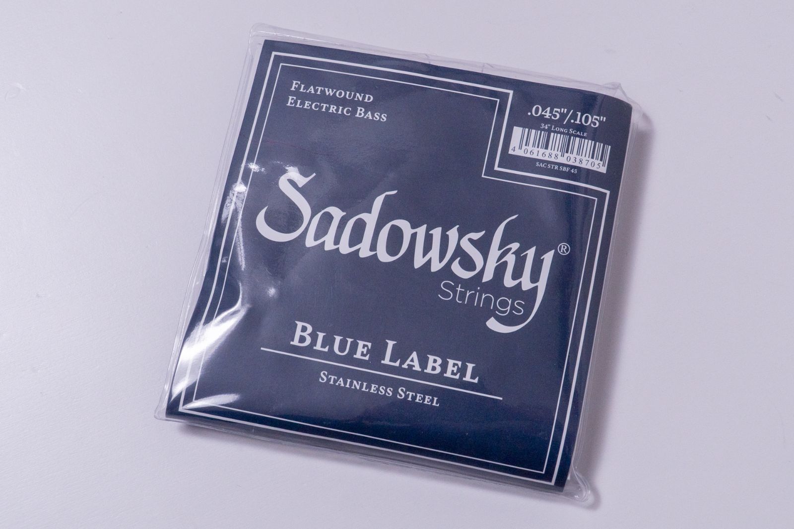 【new】Sadowsky / SBF45 Blue Flat Wound for 4st【GIB横浜】