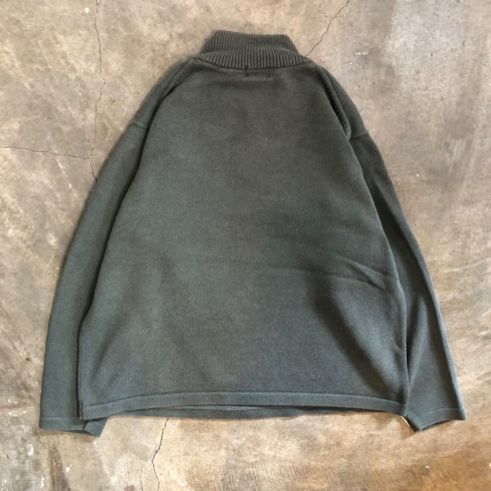 T7351 L.L.Bean ハーフジップ コットンニット 古着 - メルカリ