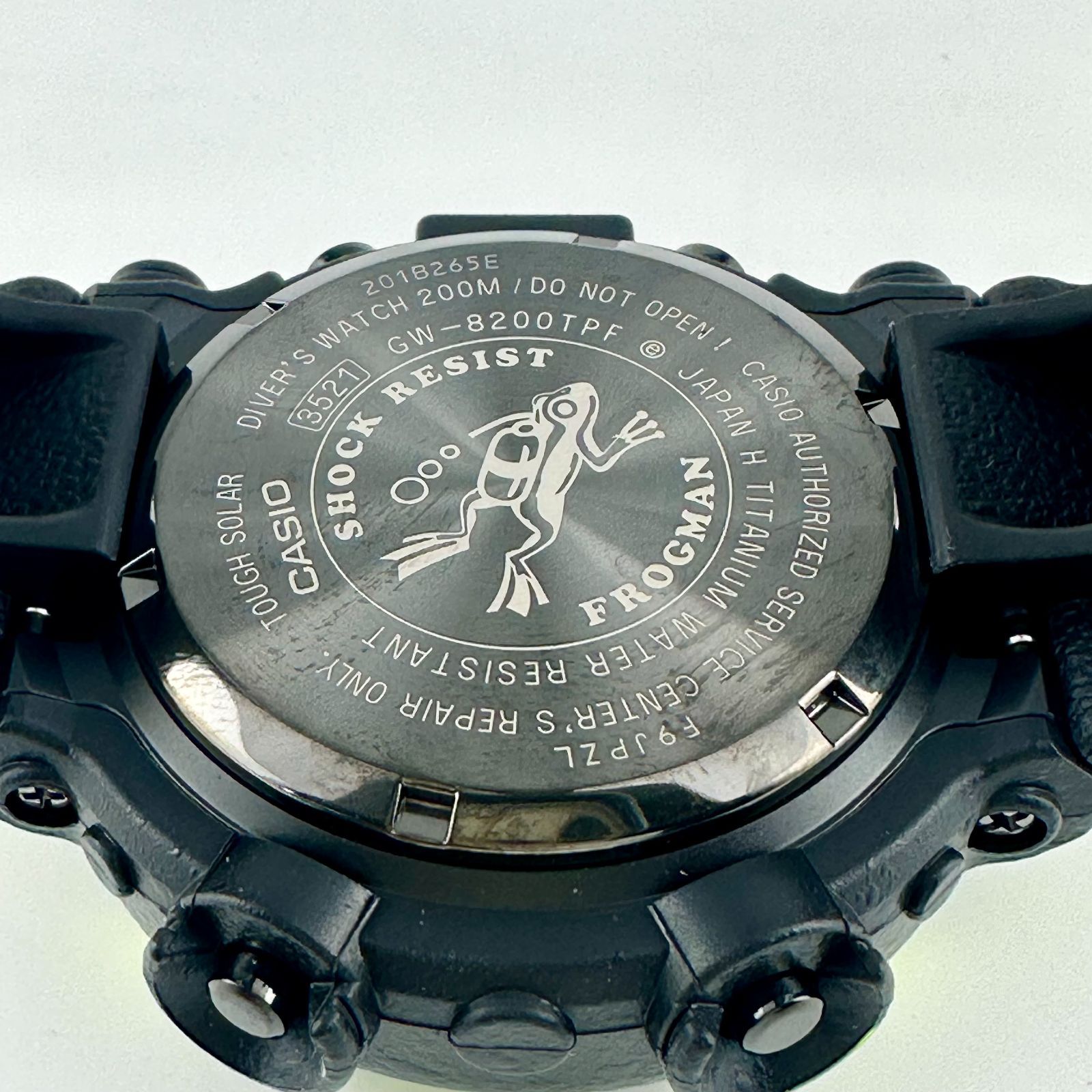 新品未使用☆CASIO カシオ 腕時計【国内正規品】FROGMAN GW-8200TPF 