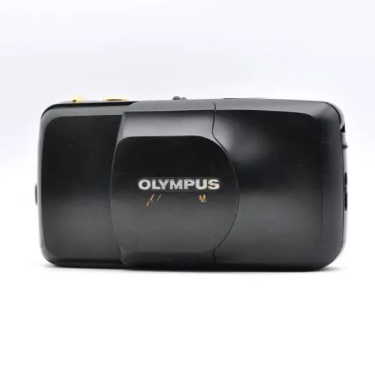動作OK】OLYMPUS μ[mju:] ZOOM DELUXE ブラック コンパクトフィルム