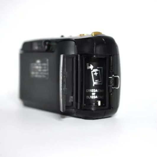 動作OK】OLYMPUS μ[mju:] ZOOM DELUXE ブラック コンパクトフィルム