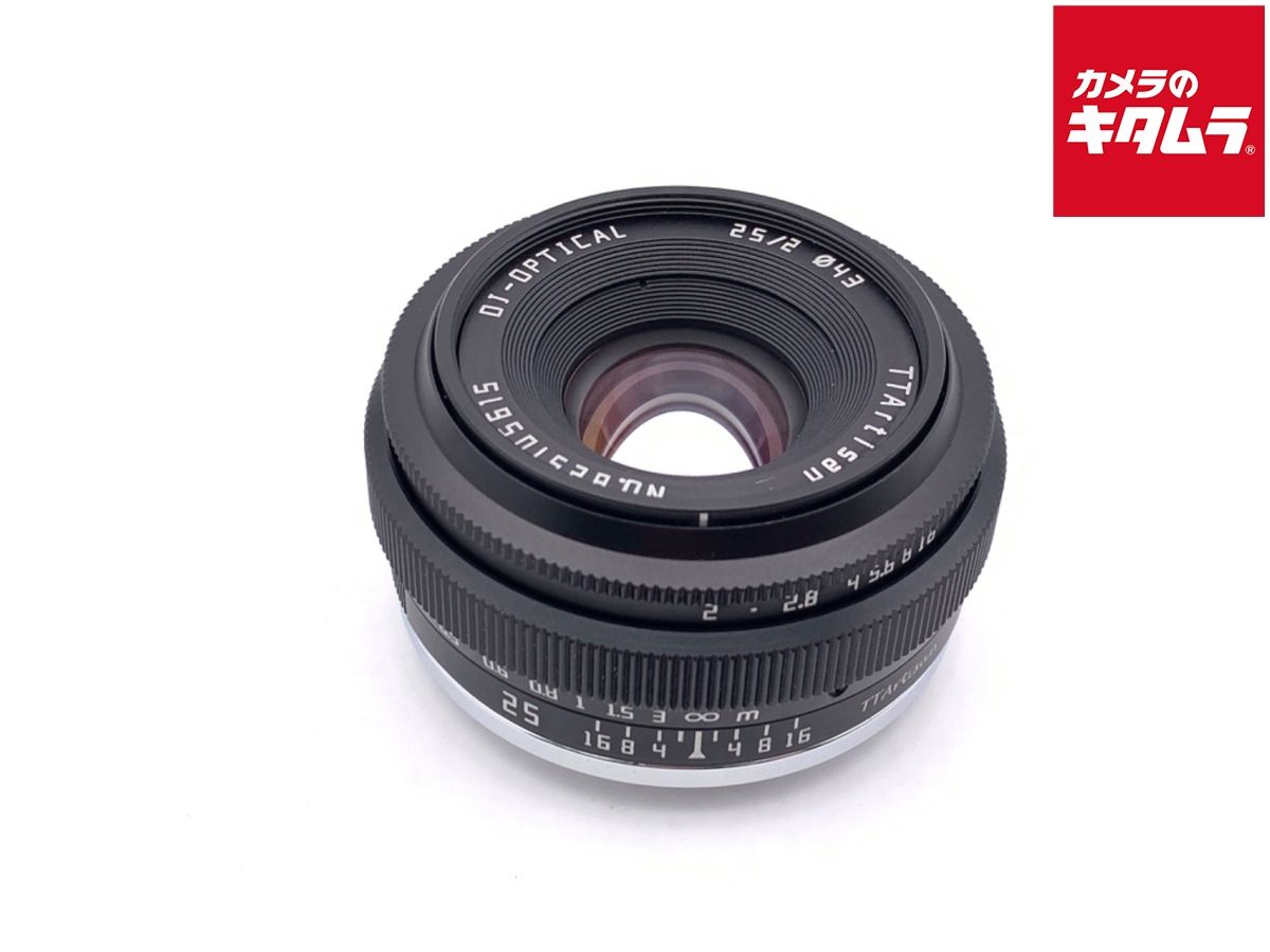 中古】 【良品】 銘匠光学 TTArtisan 25mm f/2 C フジフイルムX用