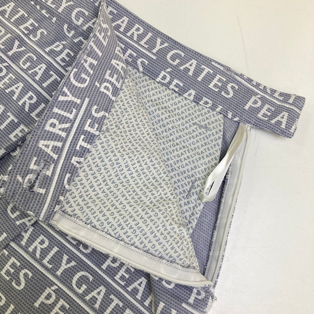 サイズ：1 PEARLY GATES パーリーゲイツ ストレッチスカート ロゴ刺繍
