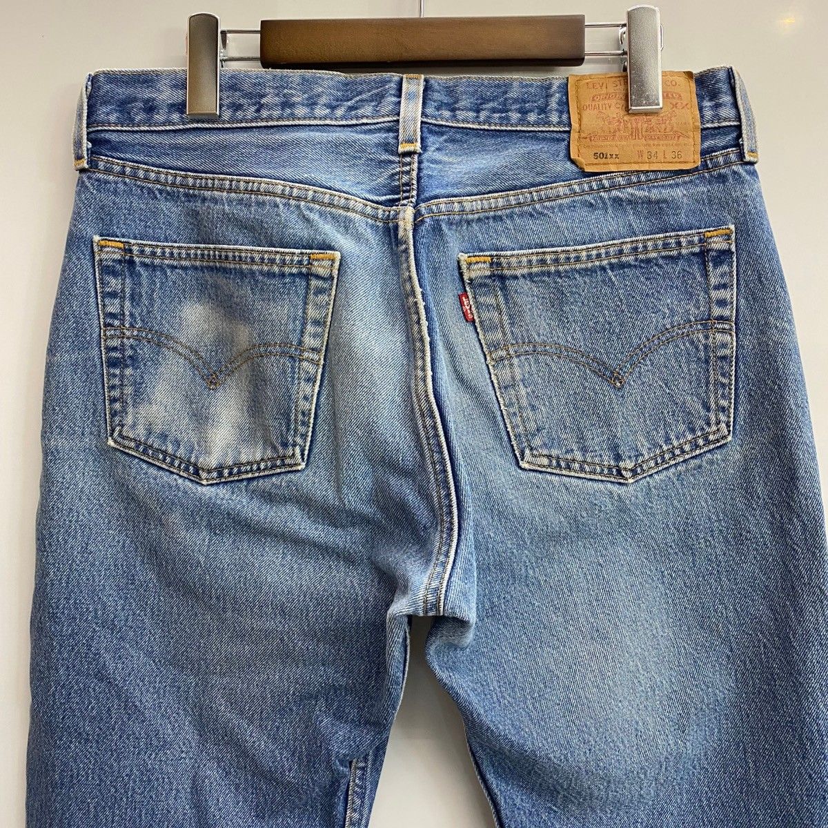 リーバイス Levi's 01年製 501XX USA製 553刻印 デニム ブルー W34 L36