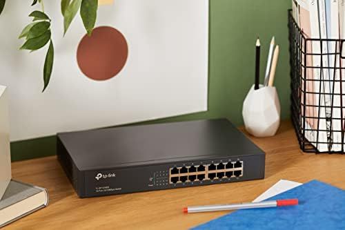 PC周辺機器 新品 TP-Link スイッチングハブ 16ポート 10/100Mbps 金属筺体 TL-SF1016DS