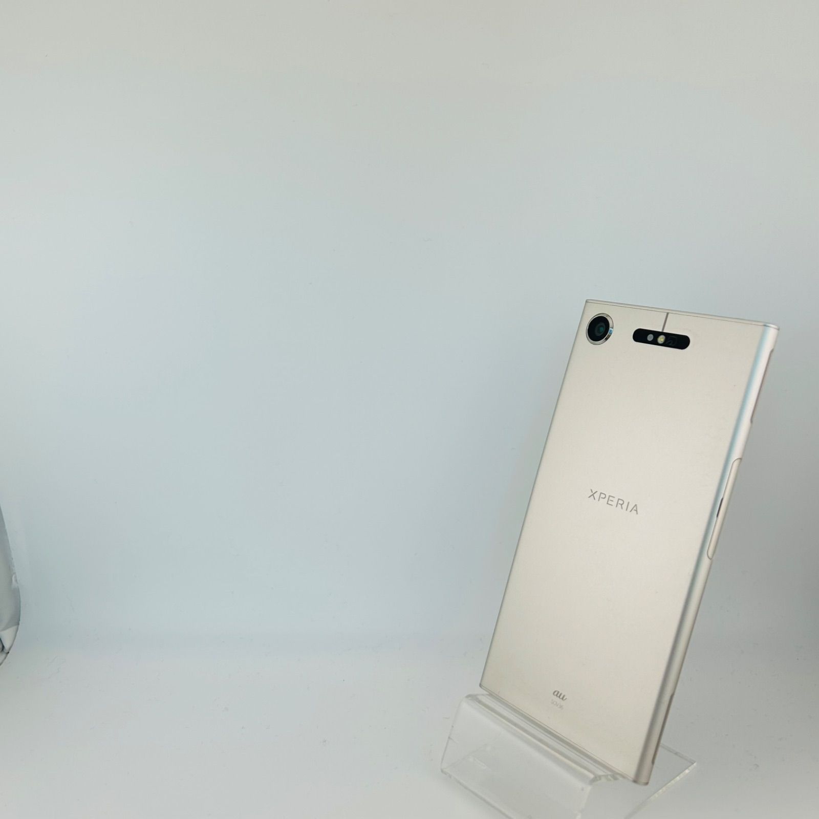 バッテリー良好 Xperia XZ1 SOV36 64GB ウォームシルバー SIMフリー