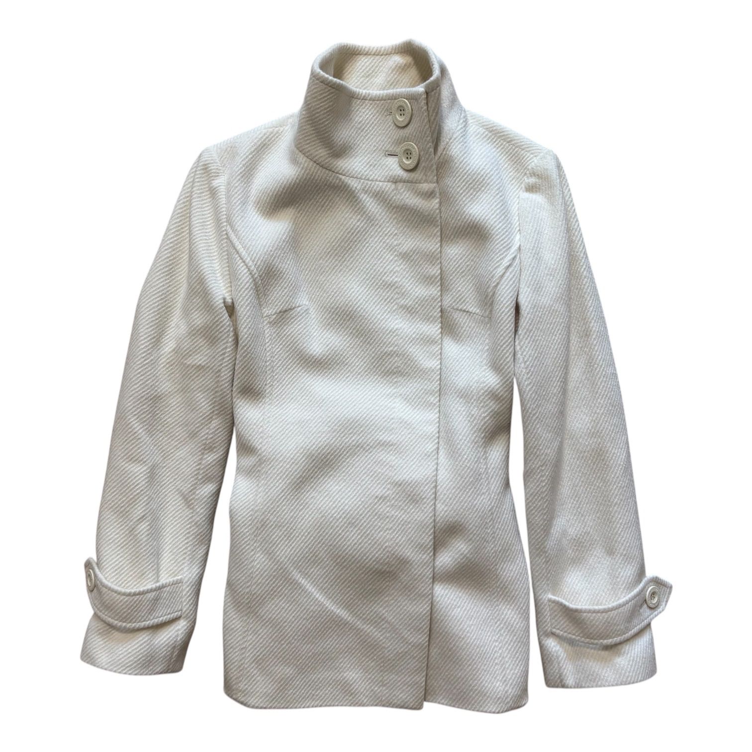 COUP DE CHANCE クードシャンス アンゴラ混 スタンドカラーショート