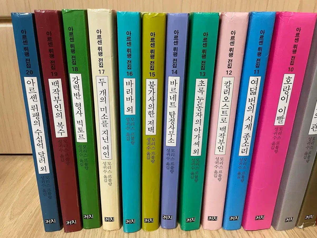 アルセーヌ・ルパン 全集 1-20巻 セット 出品 完訳決定版 アルセーヌ