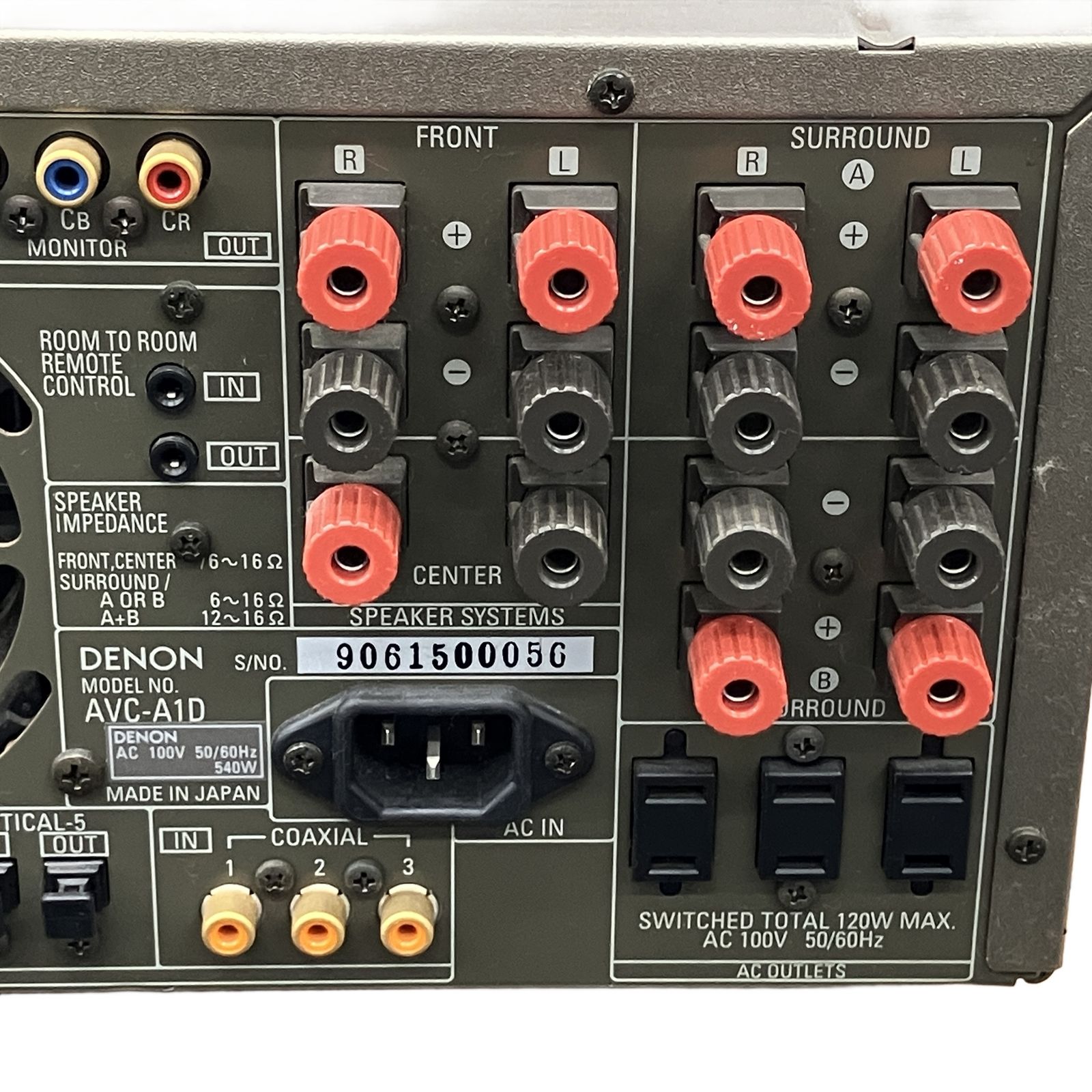 DENON デノン AVC-A1D AVアンプ オーディオ機器 音響機材 中古