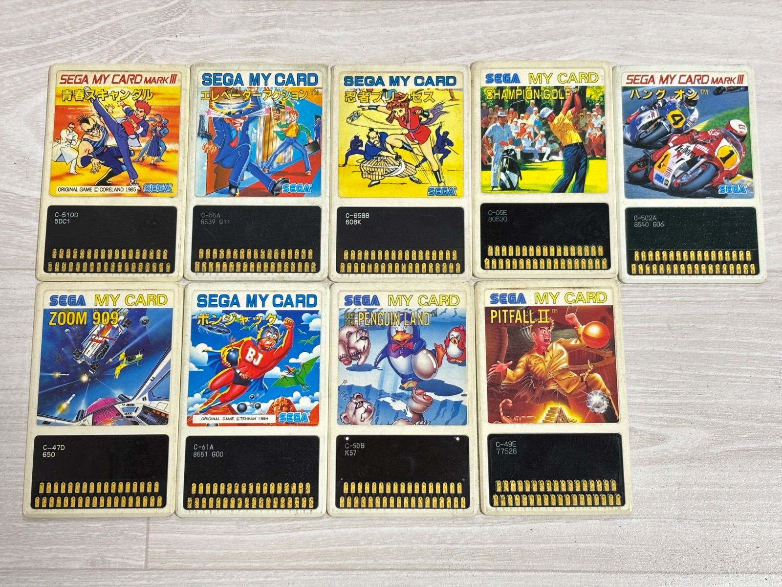 SEGA MY CARD ソフト まとめ 動作未確認 セガマーク3 - メルカリ