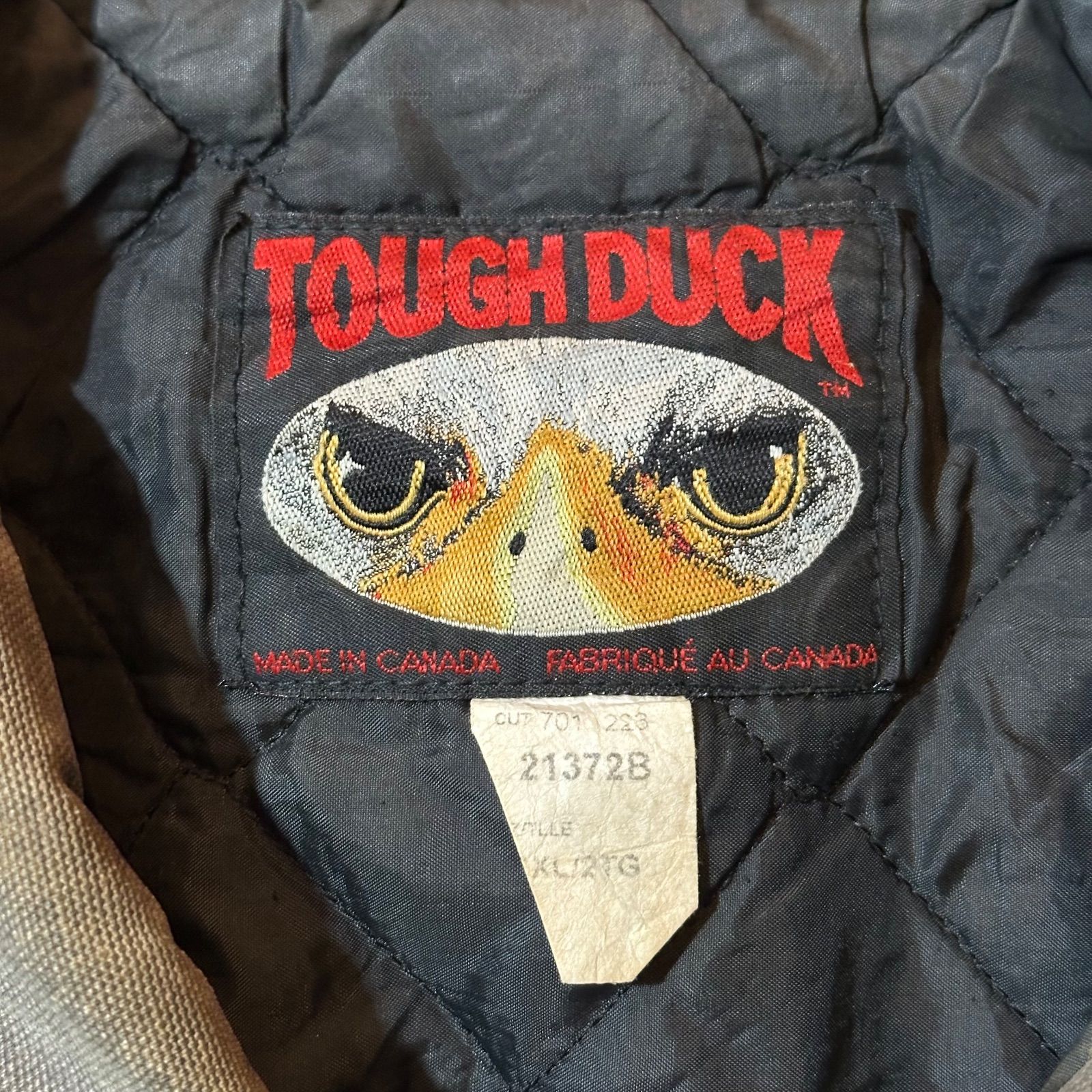 90s tough duck duck jacket made in Canada / 90年代 タフダック