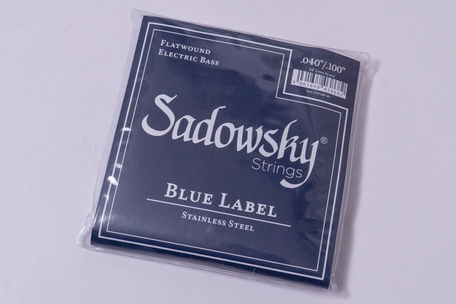 【new】Sadowsky / SBF40 Blue Flat Wound for 4st【GIB横浜】
