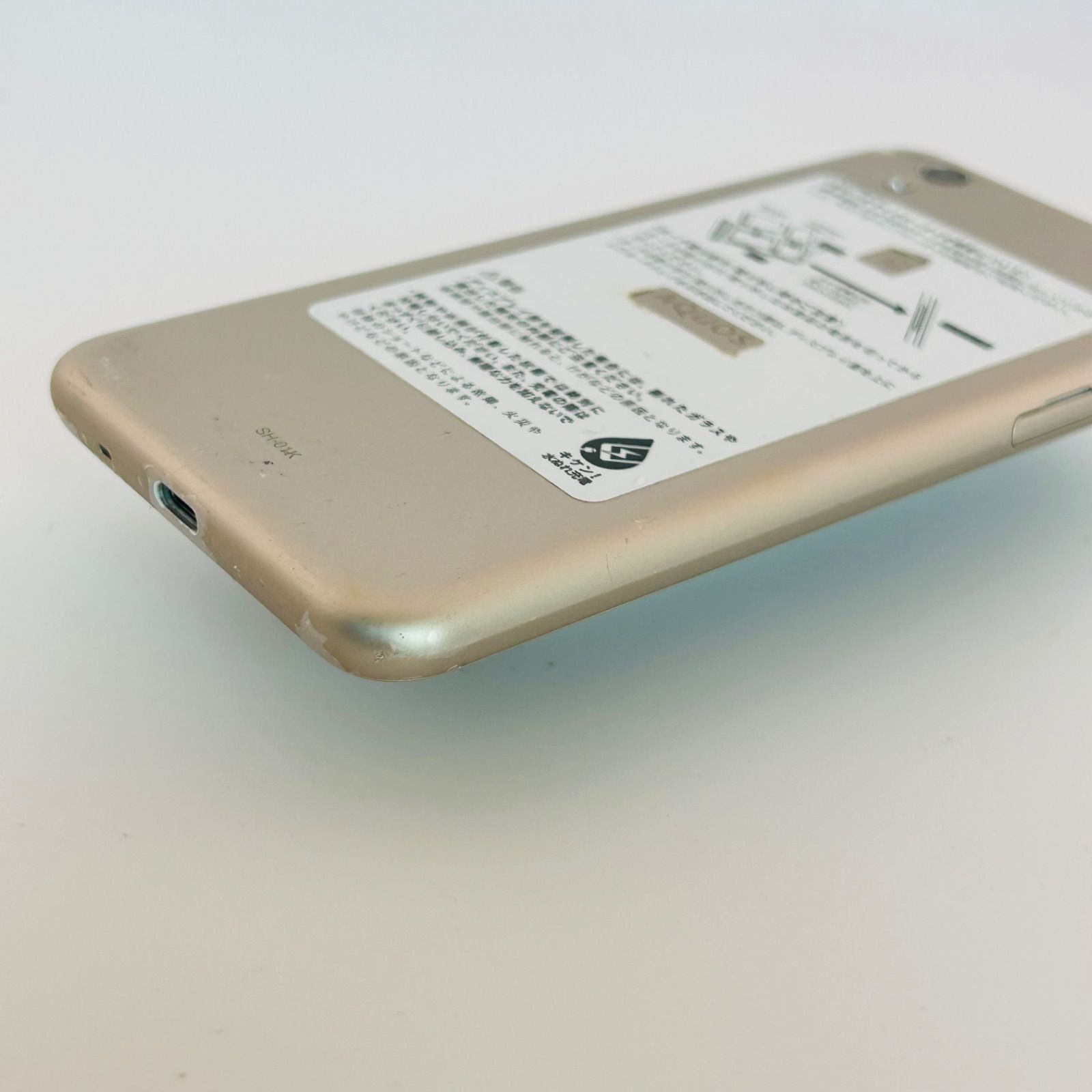 バッテリー良好 AQUOS sense SH-01K 32GB シャンパンゴールド SIM