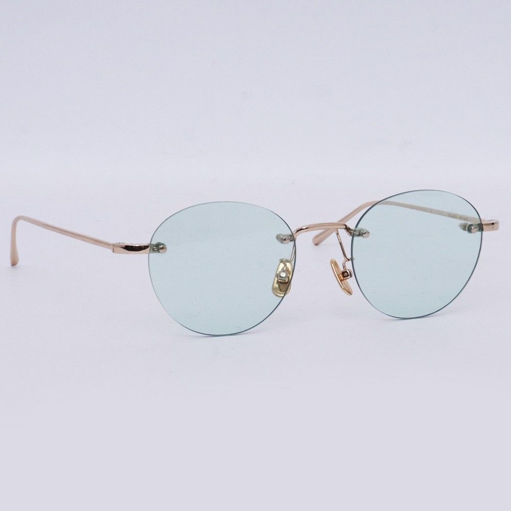 A.D.S.R. BULLOCK 01 サングラス ゴールドフレーム ブルーレンズ