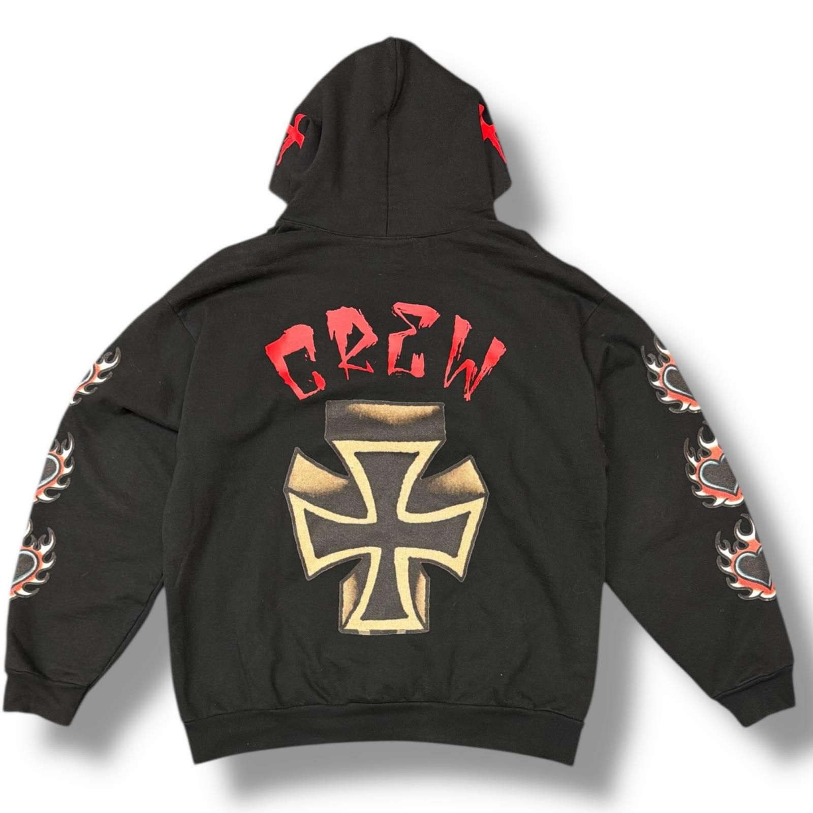 CVTVLIST × ED HARDY プルオーバーパーカー フーディー カタリスト