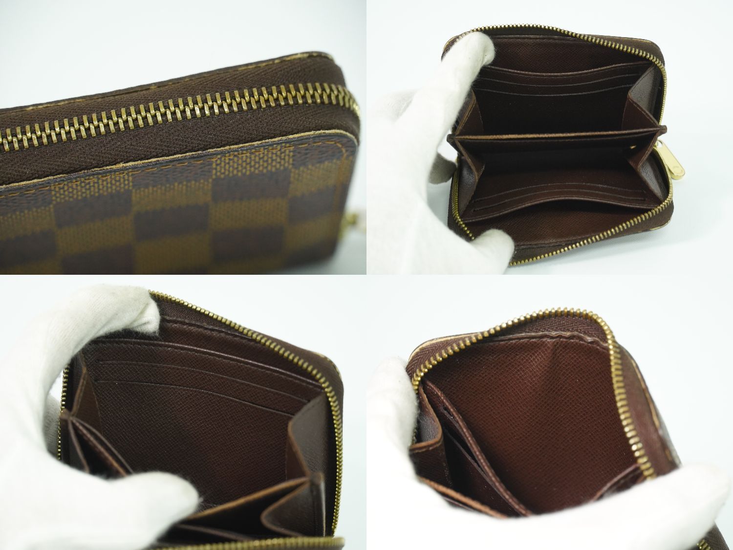本物 ルイヴィトン LOUIS VUITTON LV ジッピーコインパース ダミエ