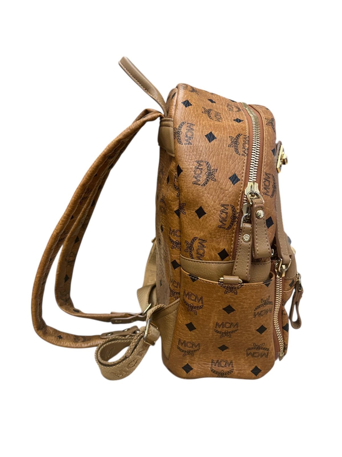 MCM (エムシーエム) バックパックコニャックリュック ショルダーポーチ