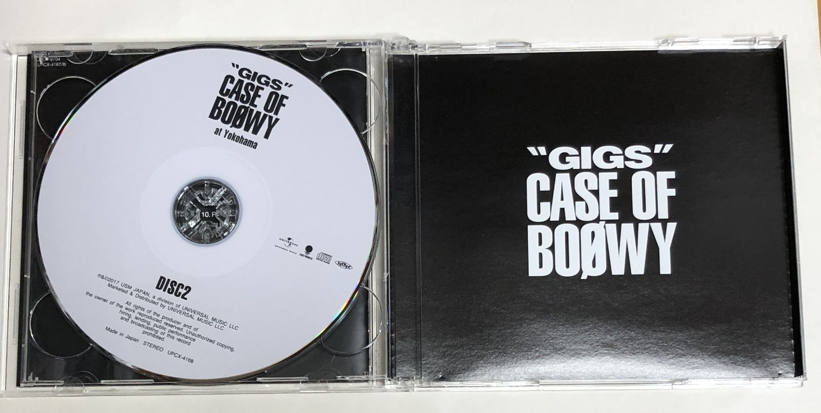 ◇BOOWY “GIGS“ CASE OF BOOWY at Yokohama CD UPCY-9704 - メルカリ