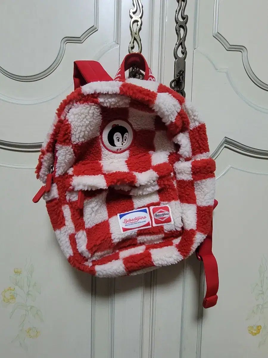 BEBE DE PINO ベベデピノ オールオーバー ヒューゴ CHECK 덤블 ファー