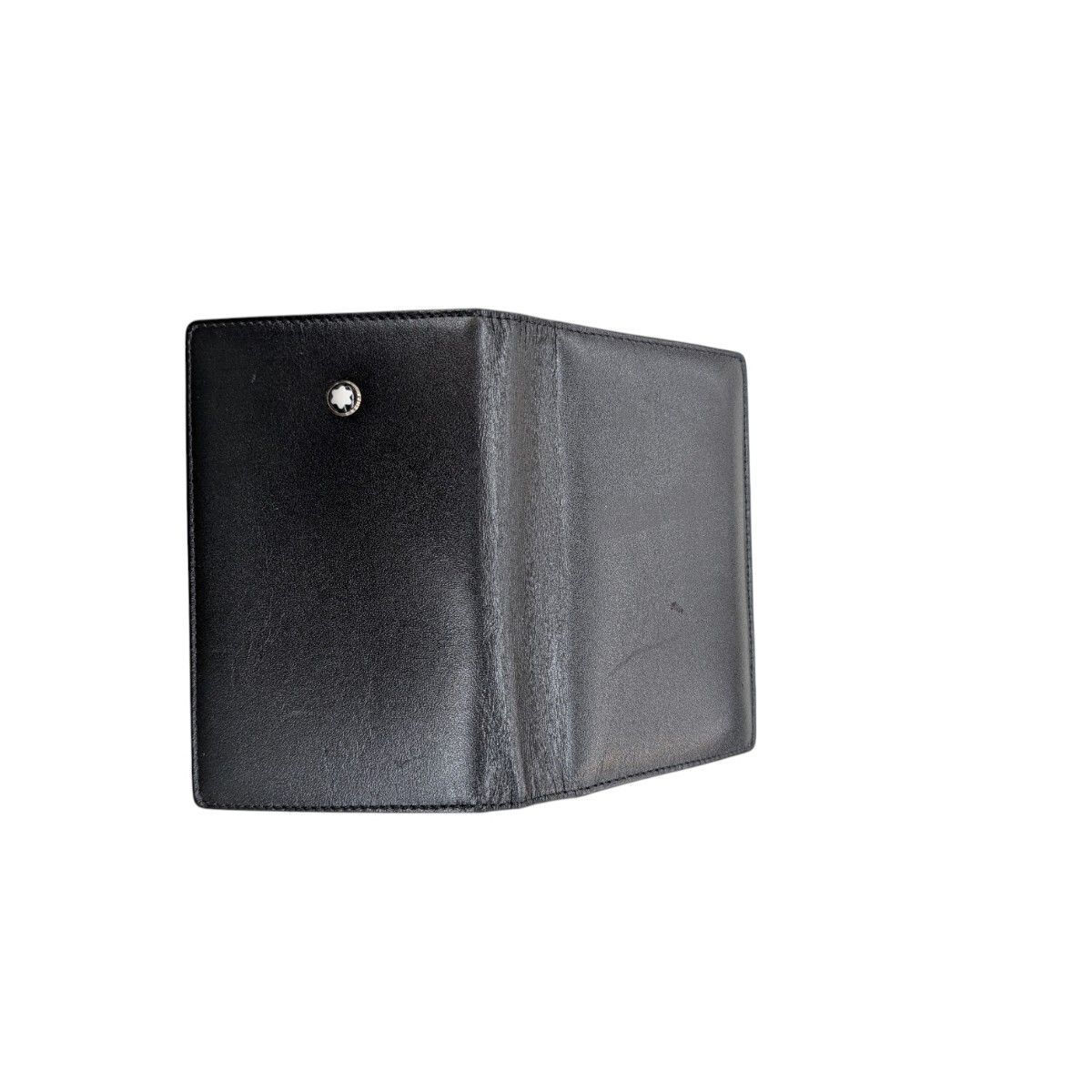 MONTBLANC モンブラン カードケース 名刺入れ BLK ブラック レザー