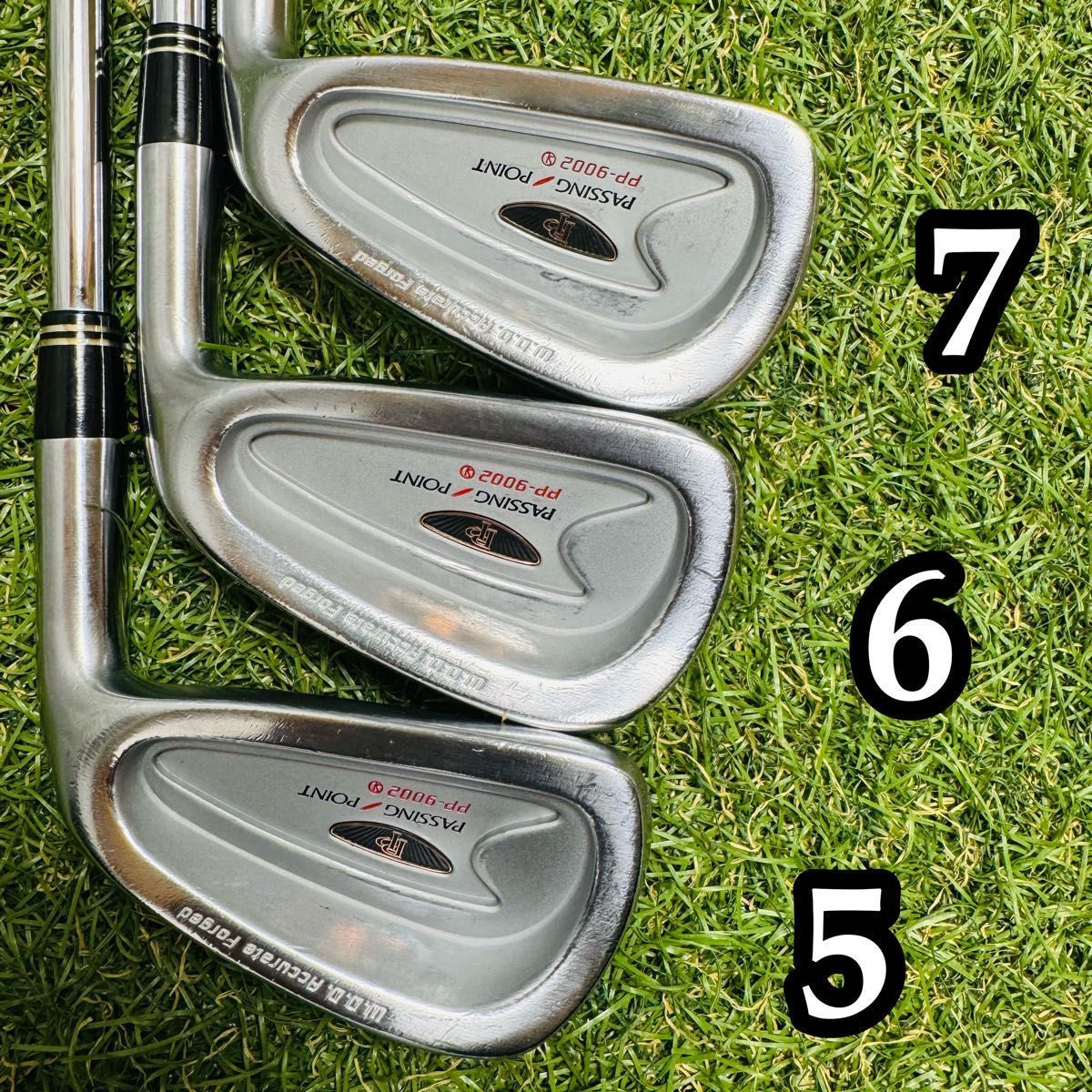 三浦技研　PASSING POINT PP-9002　アイアンセット 4-9 不動の名器】三浦技研 PP-9002 メンズアイアンセット 7本 スチール S