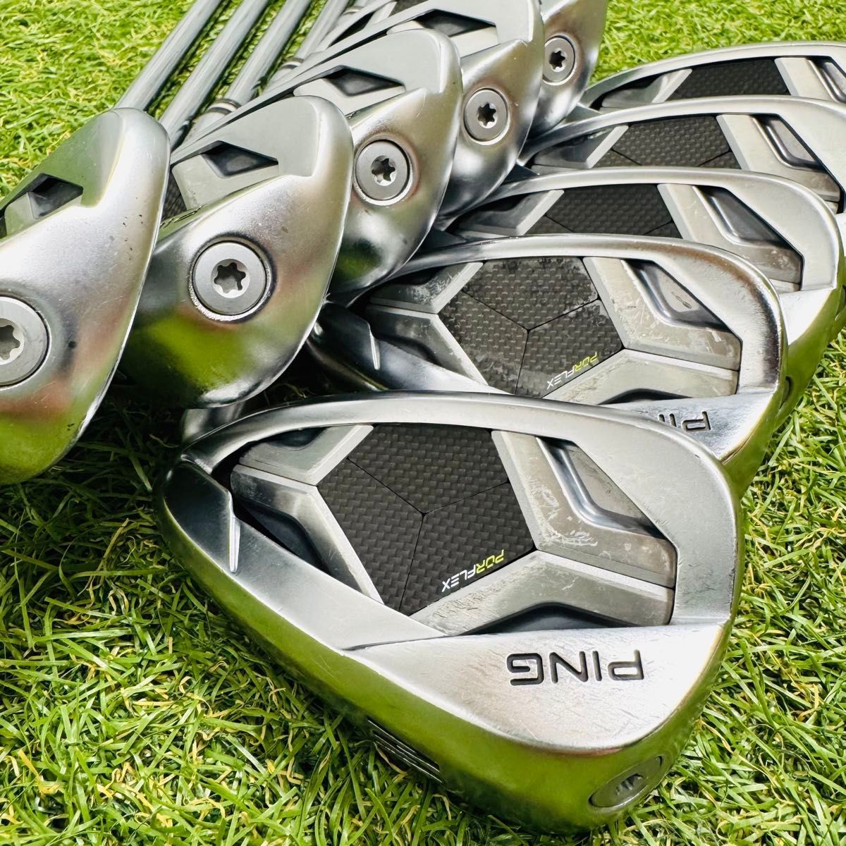 良品】豪華10本 ピン G430 黒ドット メンズアイアンセット S - メルカリ