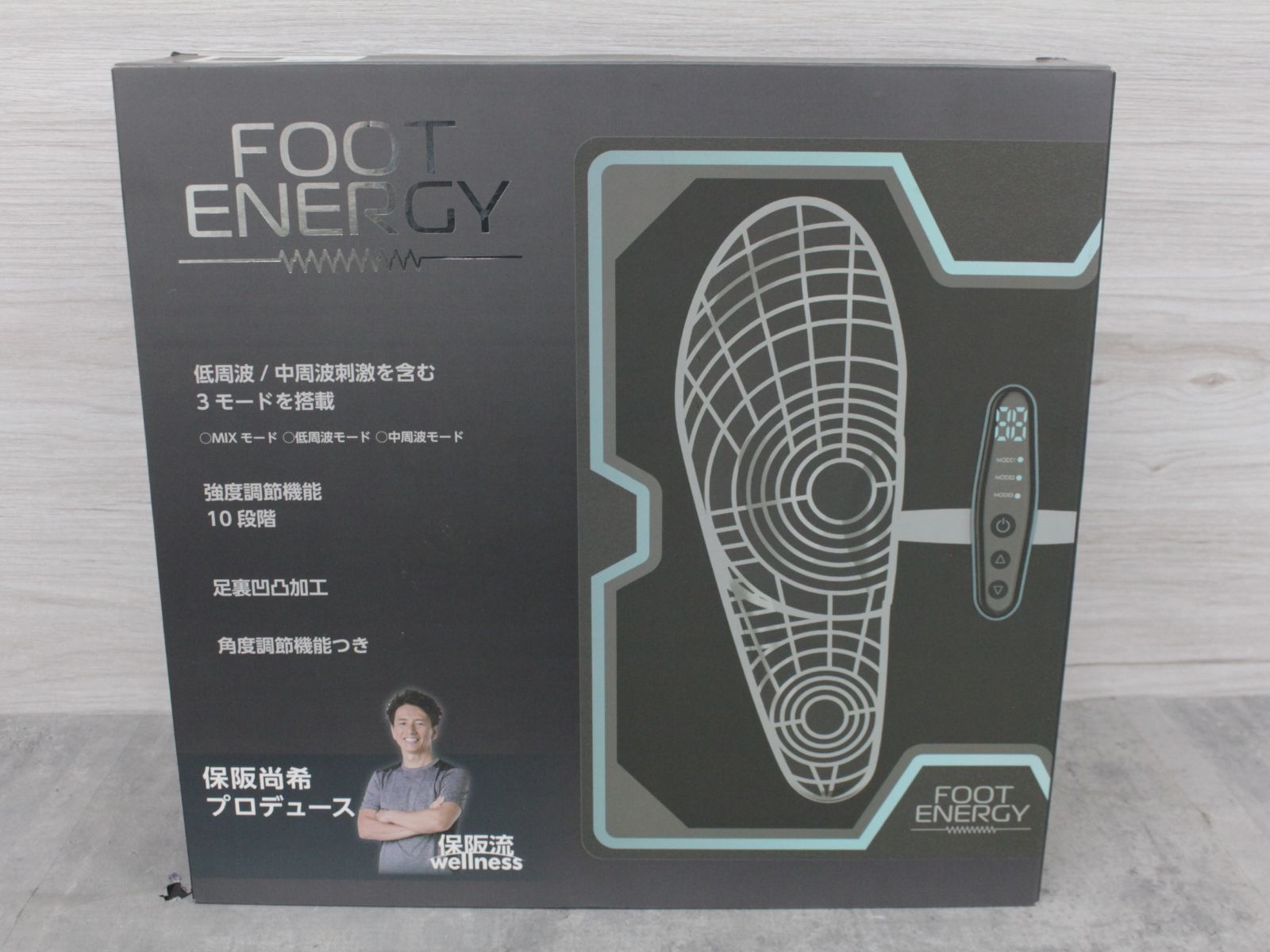 行董】フットエナジー PRD-FTE-01 足裏 EMS マシン 中周波 低周波 足