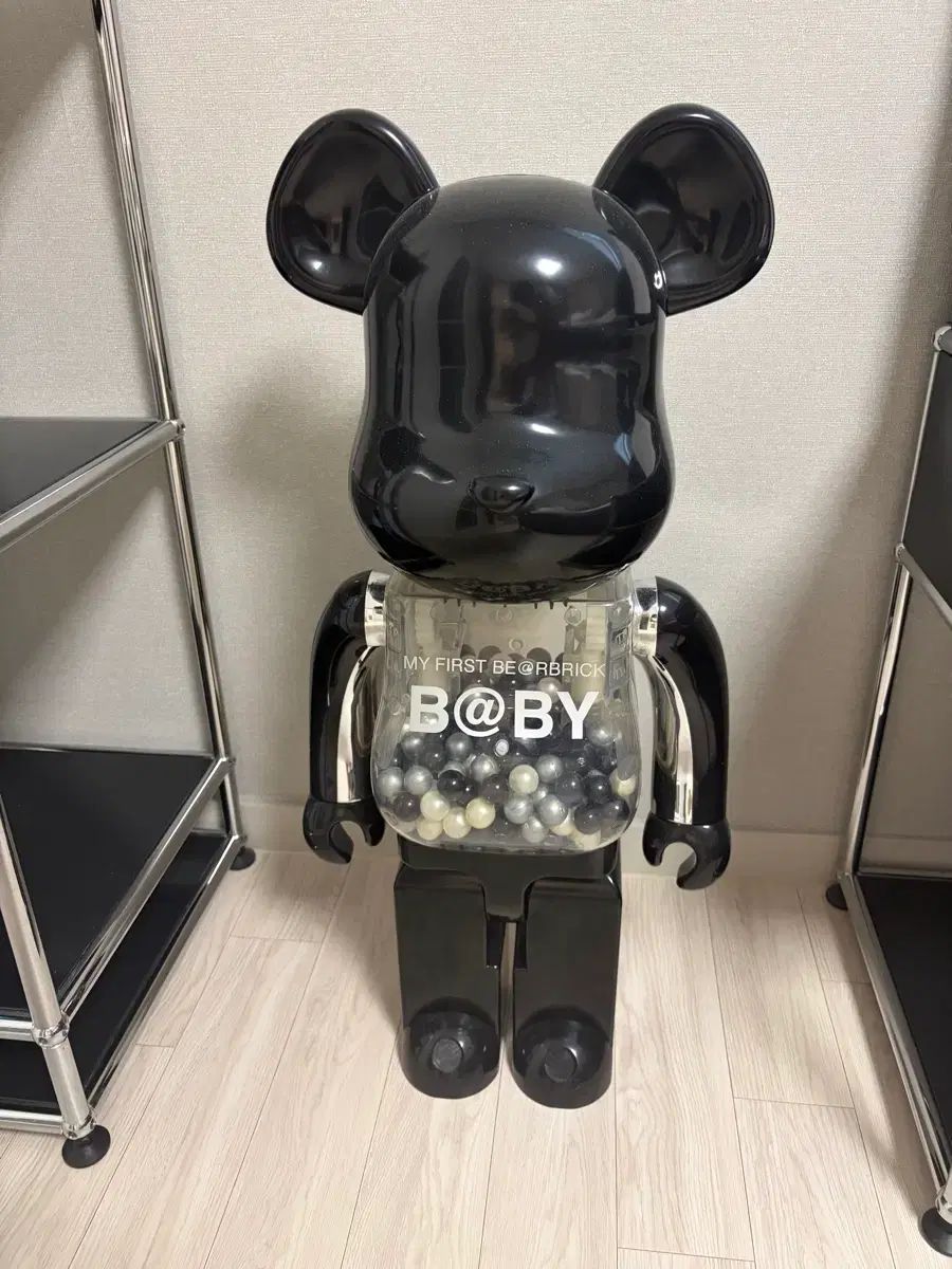 MY FIRST BE@RBRICK 1000% ブラックシルバー - メルカリ