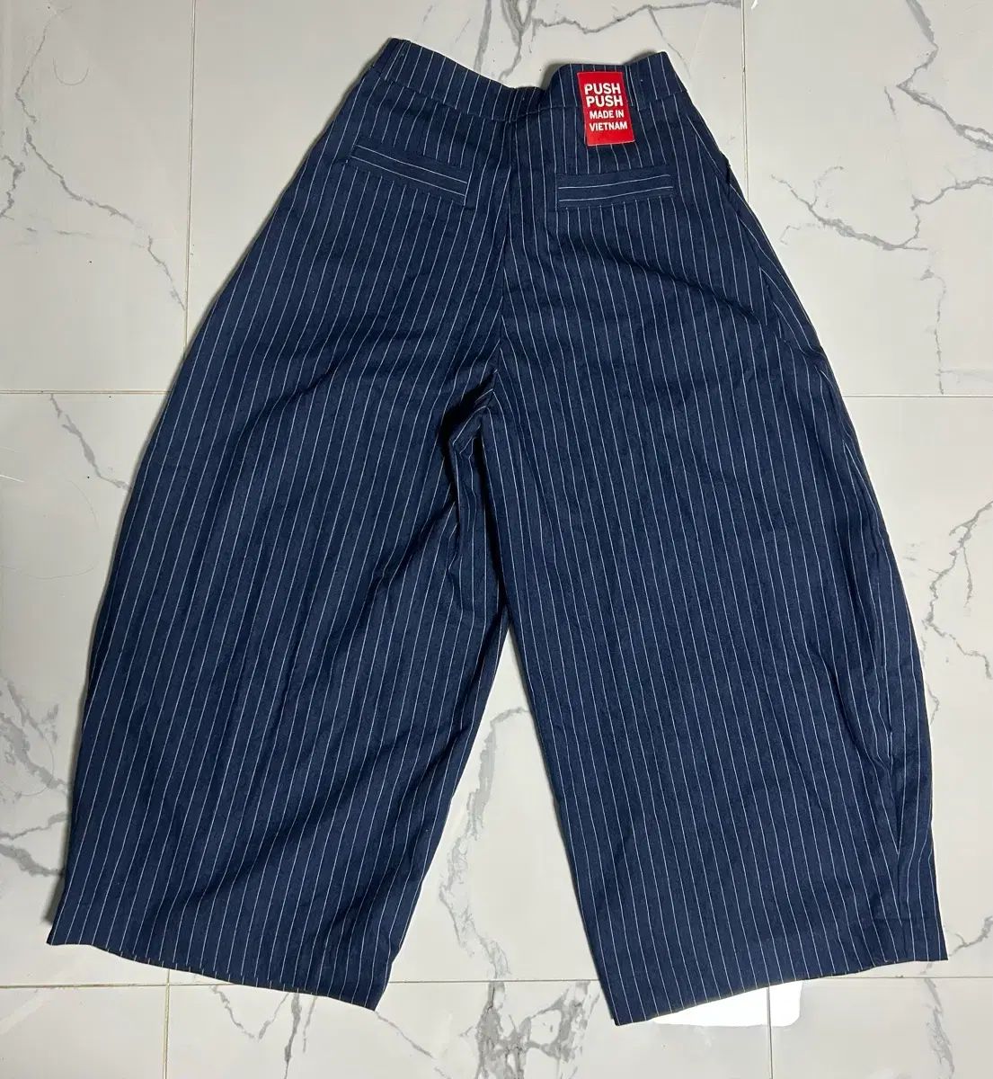 pushpush ストライプ パンツ - メルカリ