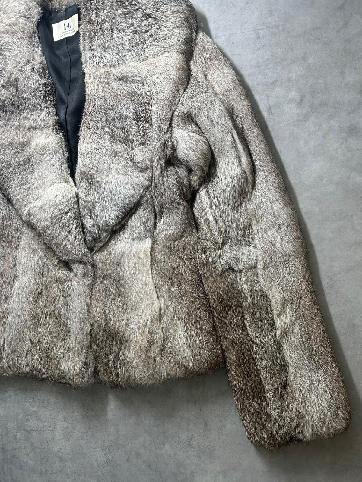 ラビットファージャケット rabbit fur coat ラビットファー コート 