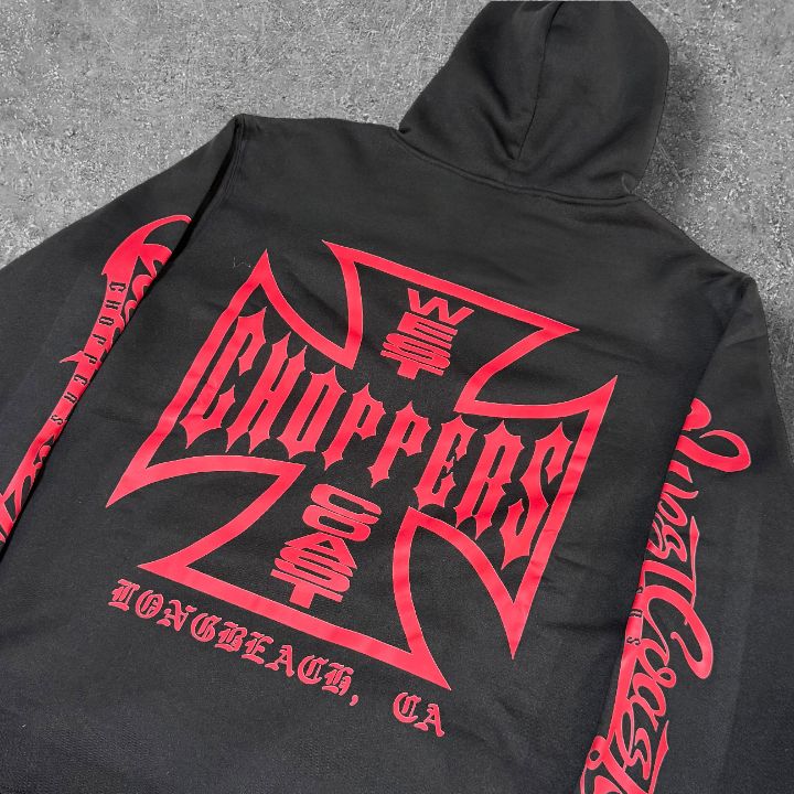 West Coast Choppers】ウエストコーストチョッパーズ パーカー レッド