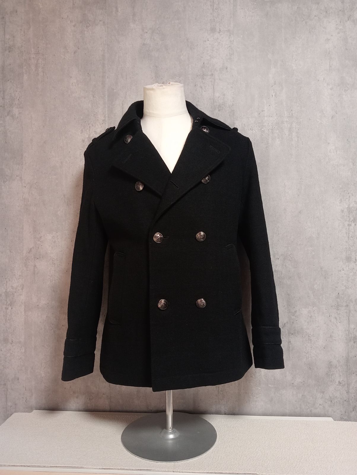 BURBERRY BLACK LABEL(バーバリーブラックレーベル)ウールナポレオン