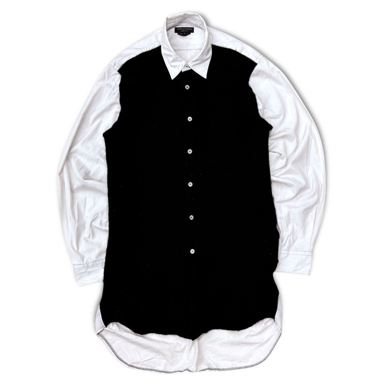 コムデギャルソンオムプリュスドッキングレイヤードシャツ Comme des Garçons HOMME PLUS SHIRT コムデギャルソンオムプリュス