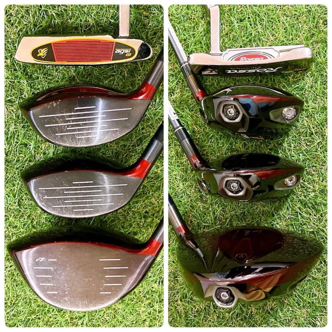 豪華12本 テーラーメイド r7 メンズゴルフセット 初心者 右 コース