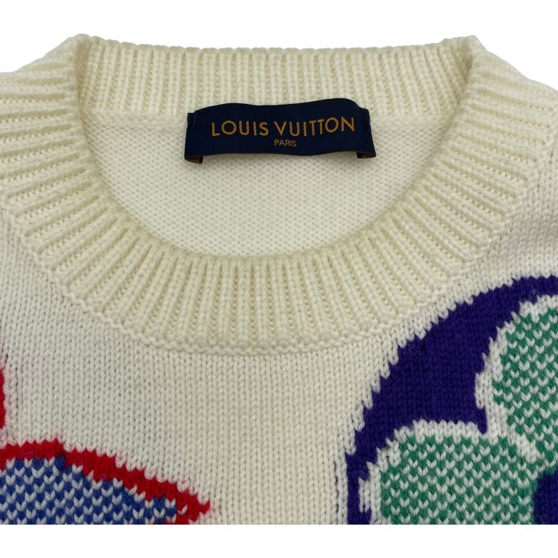 ルイ・ヴィトン LOUIS VUITTON マルチカラーモノグラムニットセーター