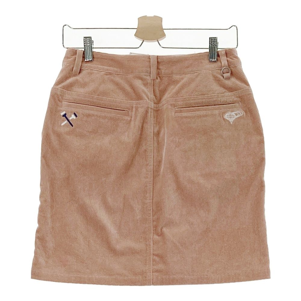 【冬ゴルフ】ビームスゴルフ　コーデュロイ　スカート　beamsgolf サイズ：L BEAMS GOLF ビームスゴルフ コーデュロイスカート オレンジ